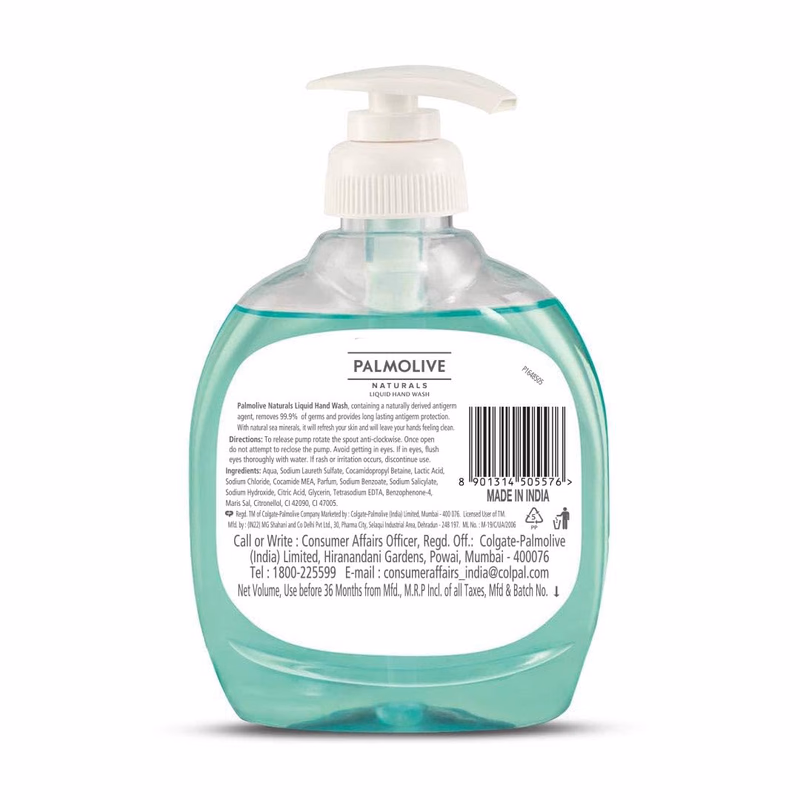 Palmolive - Sea Minerals - Naturals - Liquid Hand Wash