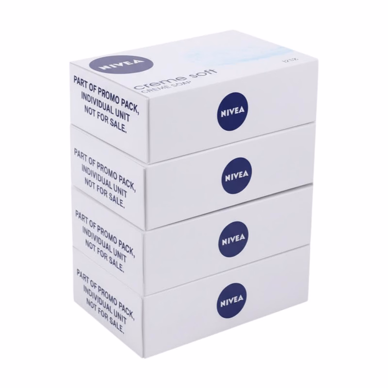 Nivea - Creme Soft Soap - (Pack of 4)