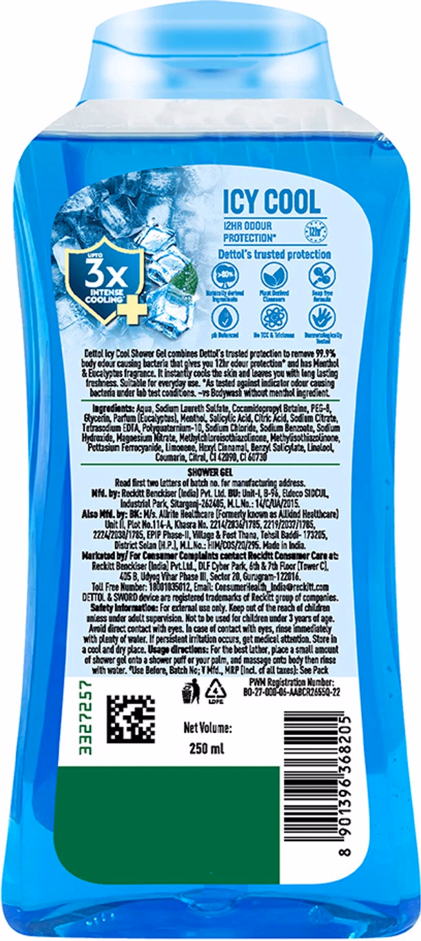 Dettol - Icy Cool - Shower Gel
