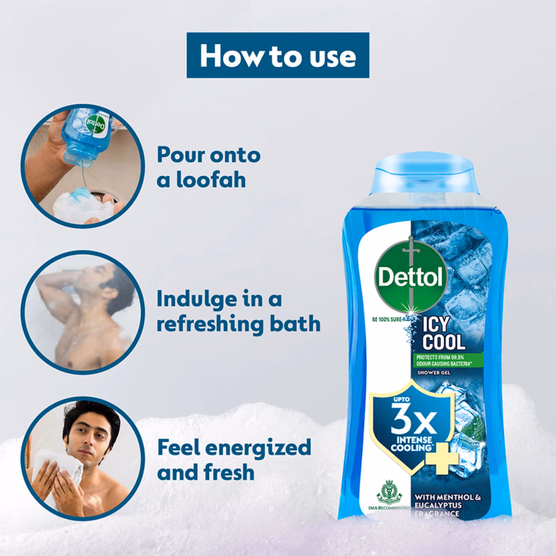 Dettol - Icy Cool - Shower Gel