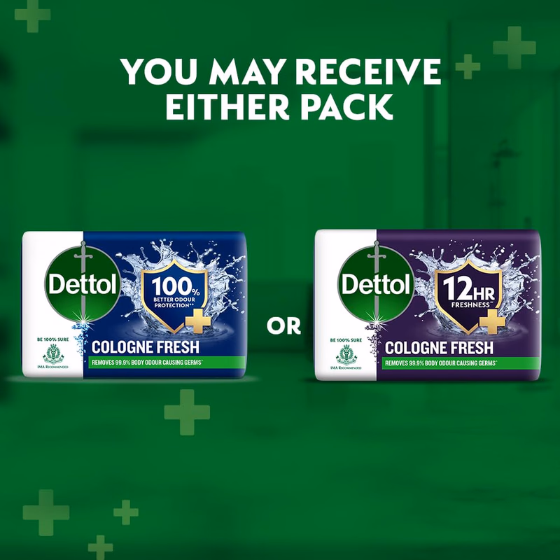 Dettol - Cologne Fresh - Bathing Soap Bar