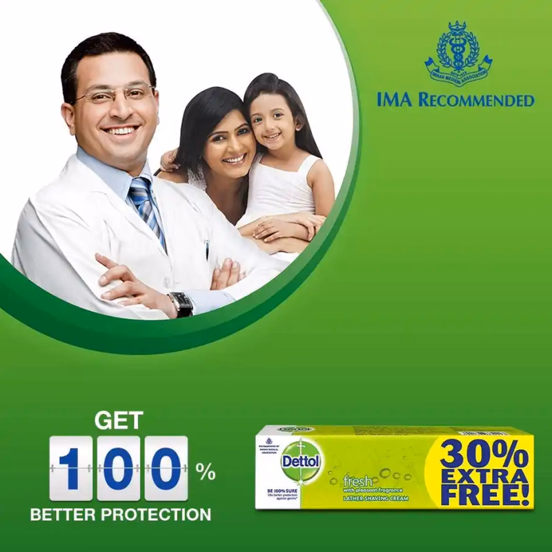Dettol - Fresh - Lather - Shaving Cream