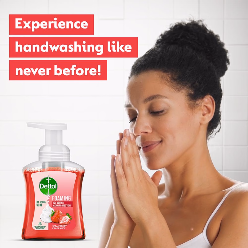 Dettol - Strawberry Fragrance - Foaming Handwash Pump