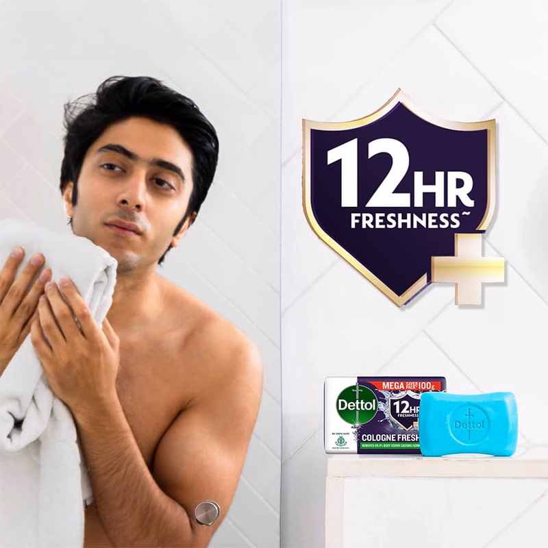 Dettol - Cologne Fresh - Bathing Soap Bar