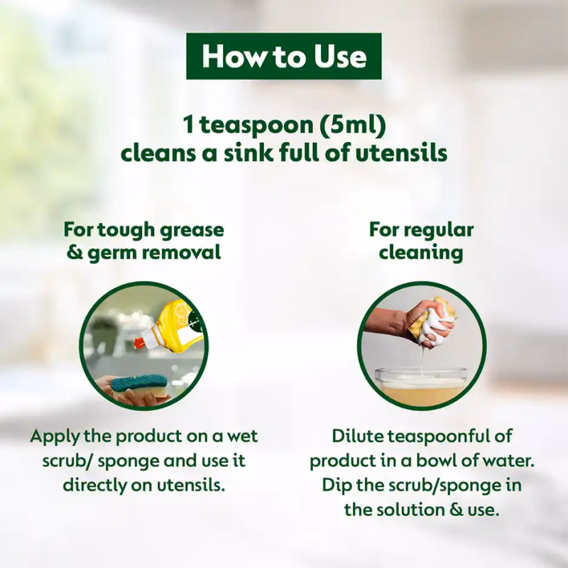 Dettol - Lemon Fresh - Dishwash liquid and Kitchen Gel