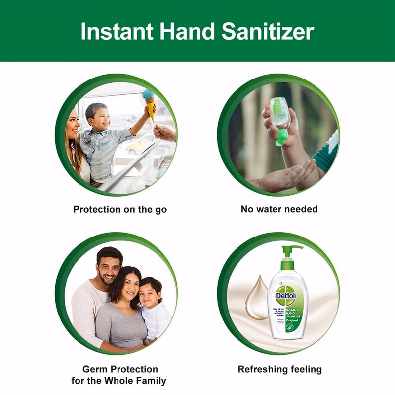 Dettol - Original - Germ Protection - Alcohol based Hand Sanitizer