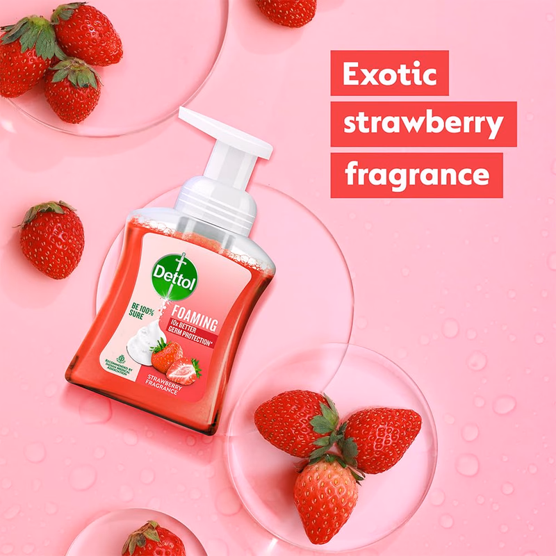 Dettol - Strawberry Fragrance - Foaming Handwash Pump