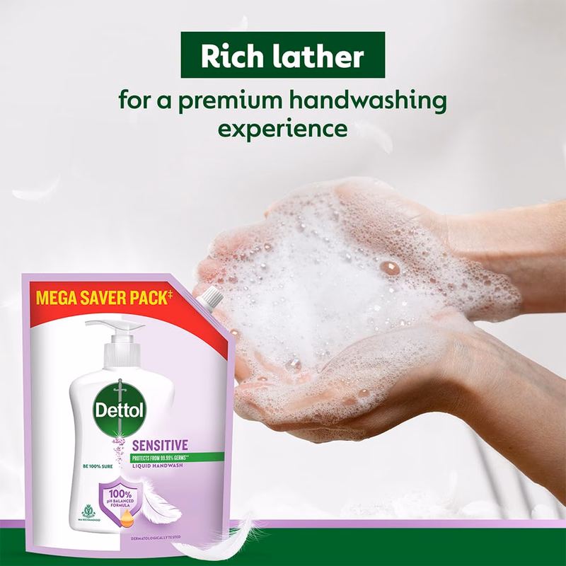 Dettol - Sensitive - Liquid Hand wash Refill