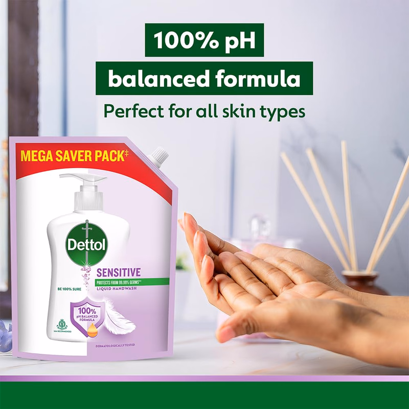 Dettol - Sensitive - Liquid Hand wash Refill