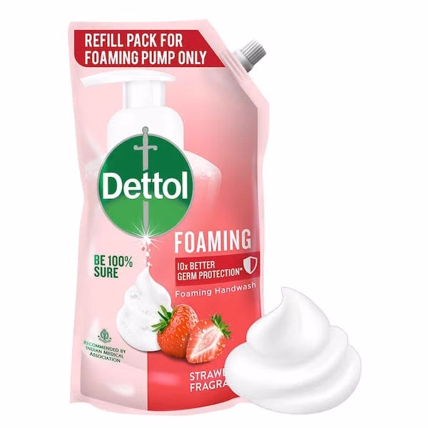 Dettol - Strawberry Fragrance - Foaming Handwash Pump