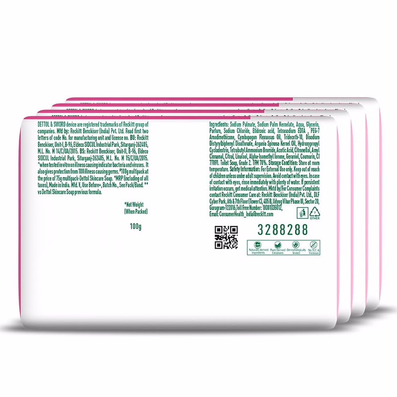 Dettol - Skincare - Moisturizing Beauty Bathing Soap Bar-with Argan Oil