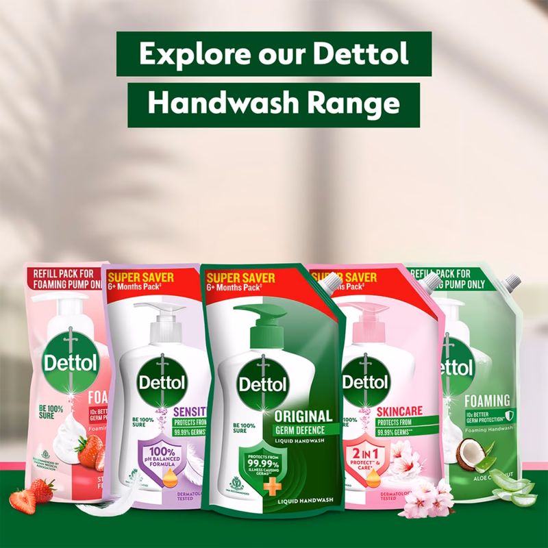 Dettol - Skincare - Liquid Handwash Refill - Hand Wash