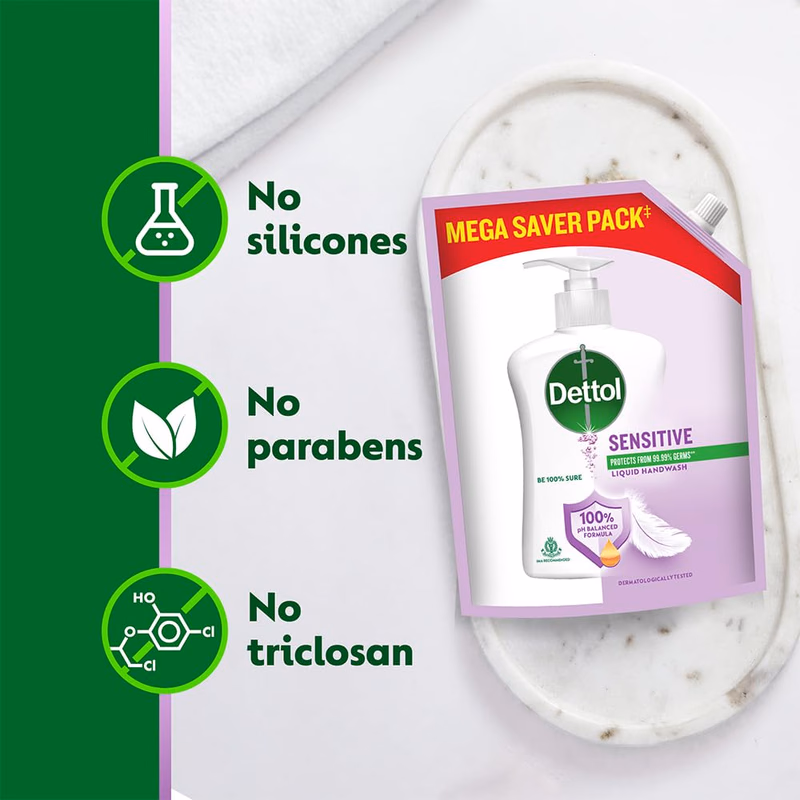 Dettol - Sensitive - Liquid Hand wash Refill