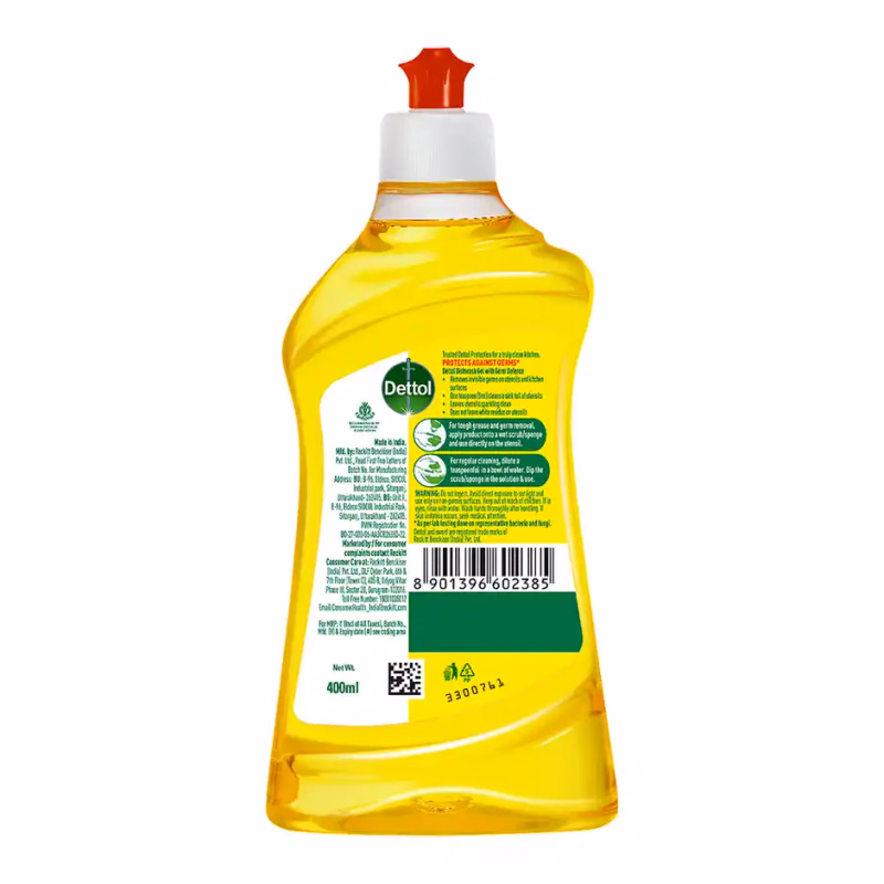 Dettol - Lemon Fresh - Dishwash liquid and Kitchen Gel