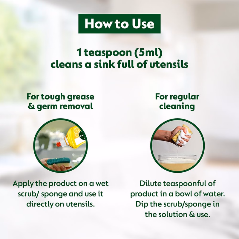 Dettol - Lemon Fresh - Dishwash liquid and Kitchen Gel
