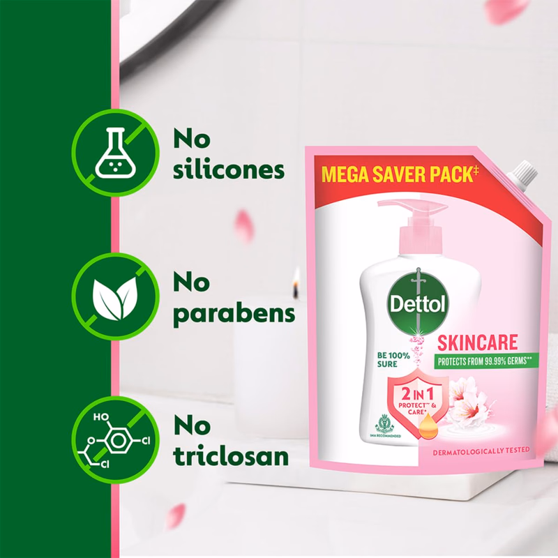 Dettol - Skincare - Liquid Handwash Refill - Hand Wash