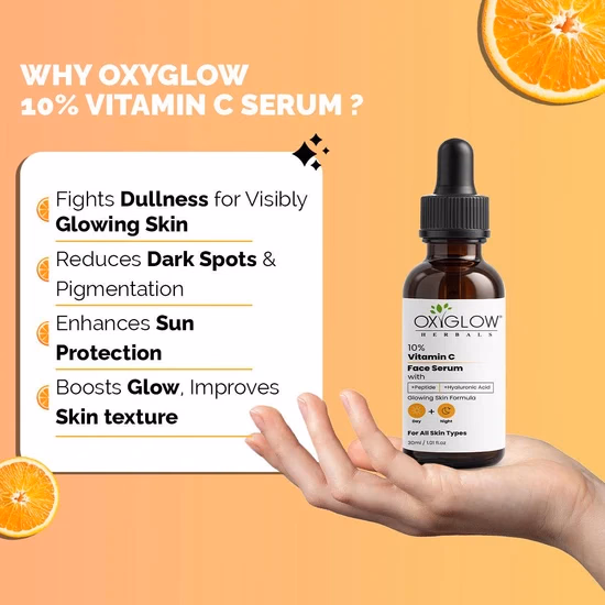 Oxyglow Herbals - 10% Vitamin C - Face Serum