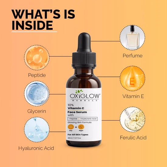 Oxyglow Herbals - 10% Vitamin C - Face Serum