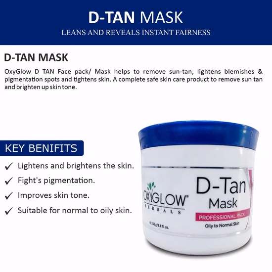 Oxyglow Herbals - D-Tan Mask - Fight Pigmentation