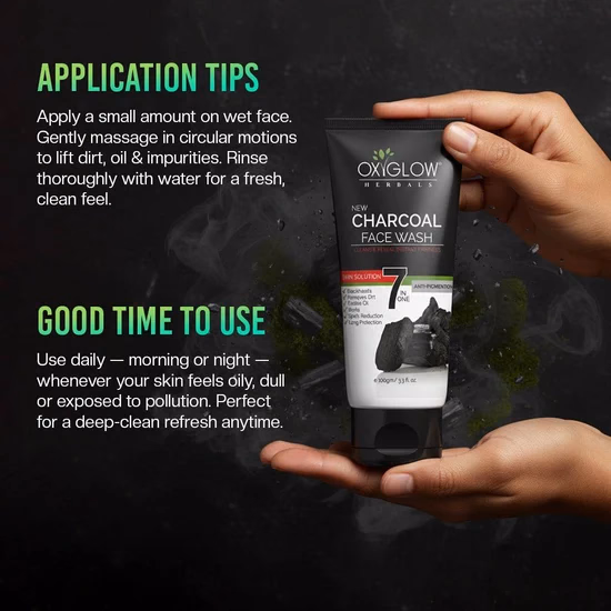 Oxyglow Herbals - Charcoal - Face Wash