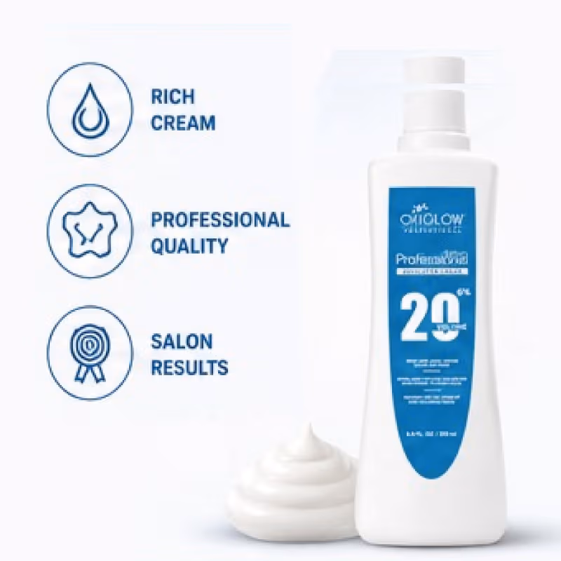 Oxyglow Herbals - Salon Professional Hair Color - Developer Cream - 20 Volume (6%) Orange