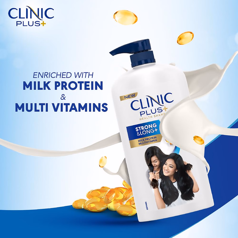 Clinic Plus - Strong & Long - Shampoo With Milk Proteins & Multivitamins