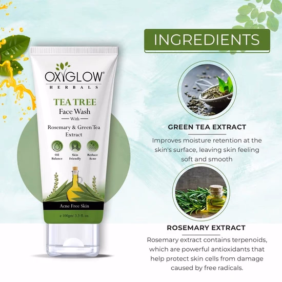 Oxyglow - Tea Tree - Face Wash