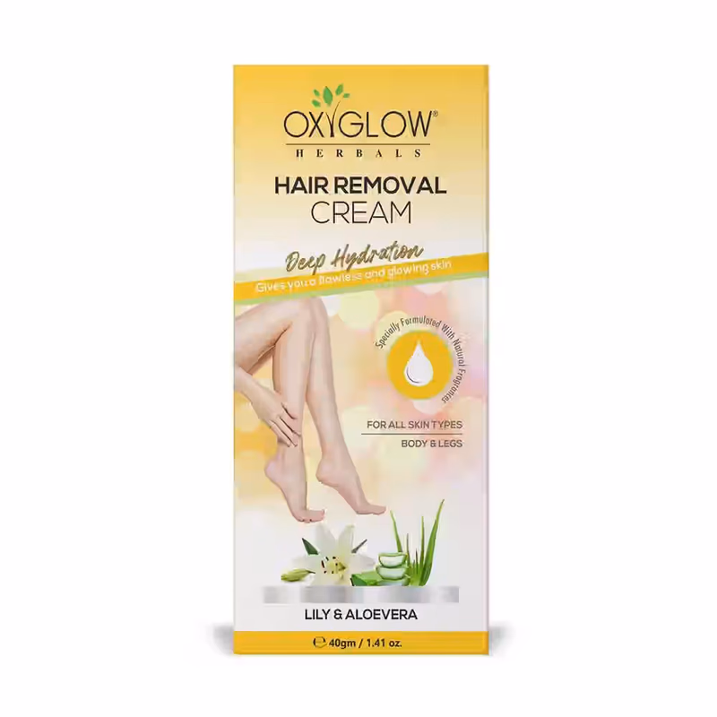 Oxyglow Herbals - Lily & Aloevera - Hair Removal Cream