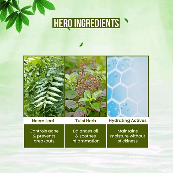 Oxyglow Herbals - Neem & Tulsi - Face Wash