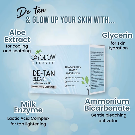 Oxyglow Herbals - D-Tan - Bleach Cream