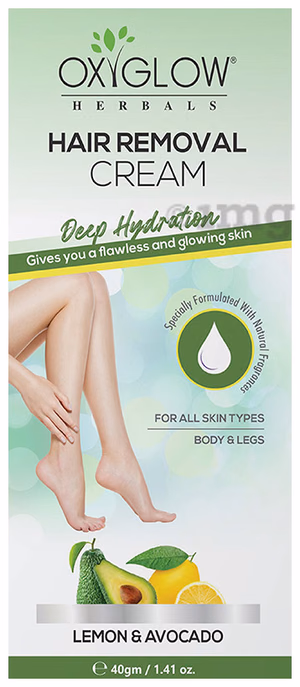 Oxyglow Herbals - Lemon & Avocado - Hair Removal Cream