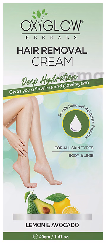 Oxyglow Herbals - Lemon & Avocado - Hair Removal Cream