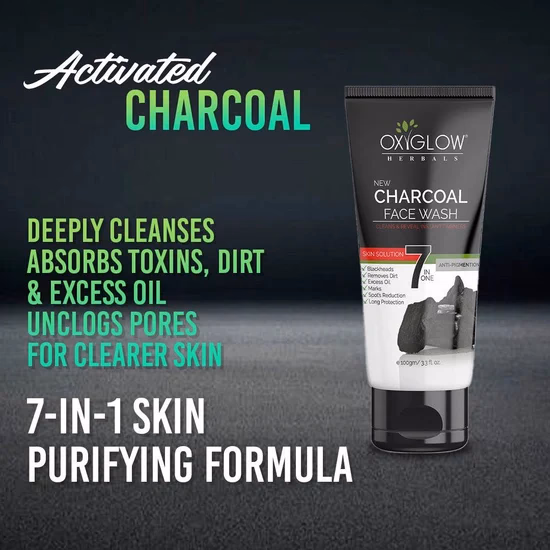 Oxyglow Herbals - Charcoal - Face Wash