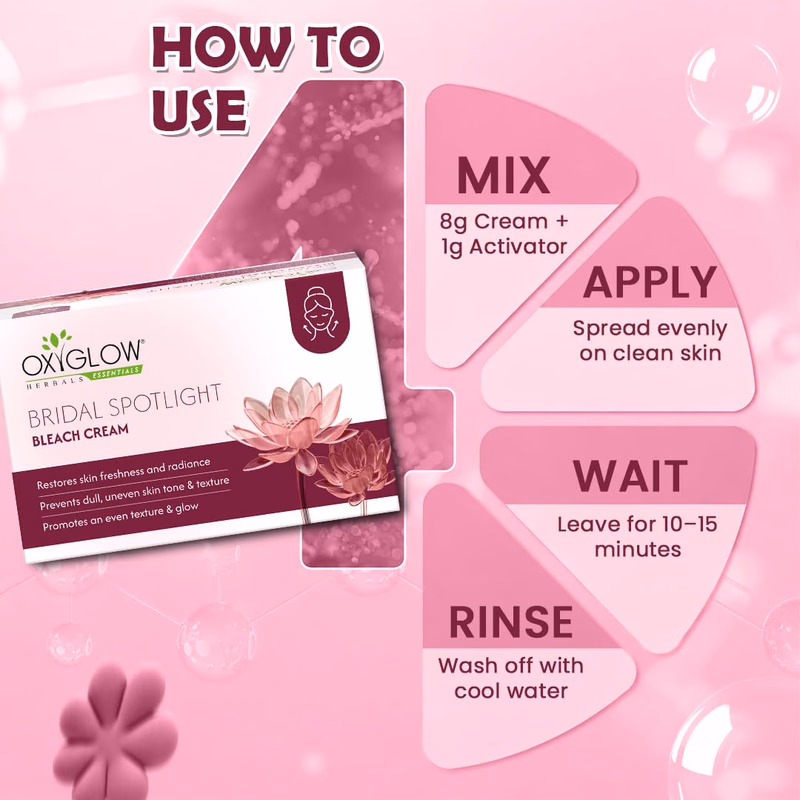 Oxyglow Herbals - Bridal Spotlight - Bleach Cream