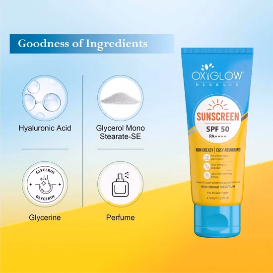 Oxyglow Herbals - Sunscreen SPF 50 PA++++