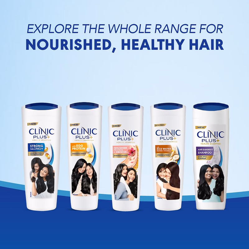 Clinic Plus - Strong & Long - Shampoo With Milk Proteins & Multivitamins