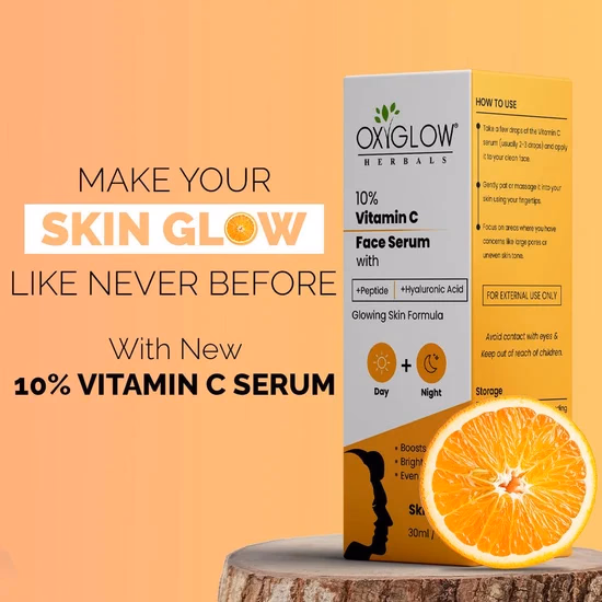 Oxyglow Herbals - 10% Vitamin C - Face Serum
