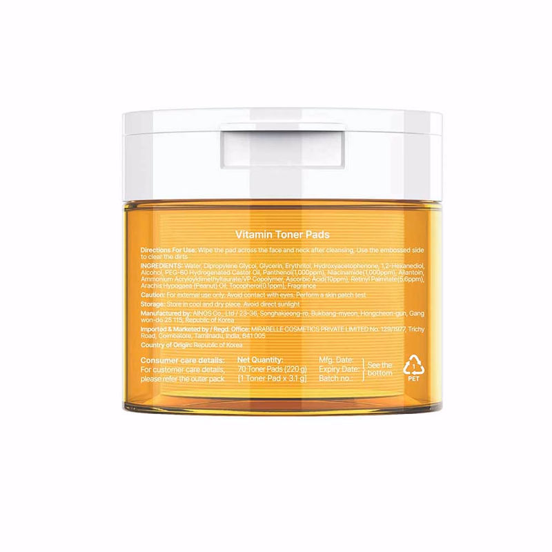 Mirabelle Korea - Vitamin - Toner Pads