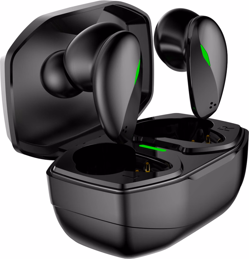 PTron - Black - Basspods 881 - TWS Earbuds