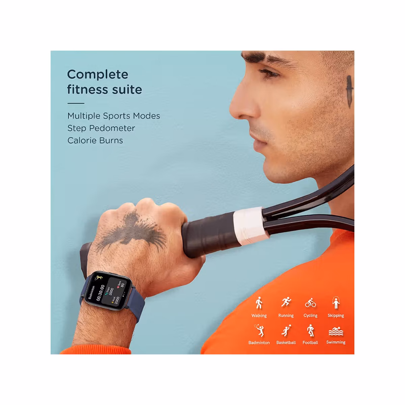 Pebble - Metallic Blue - Pace Pro - Fitness Tracker