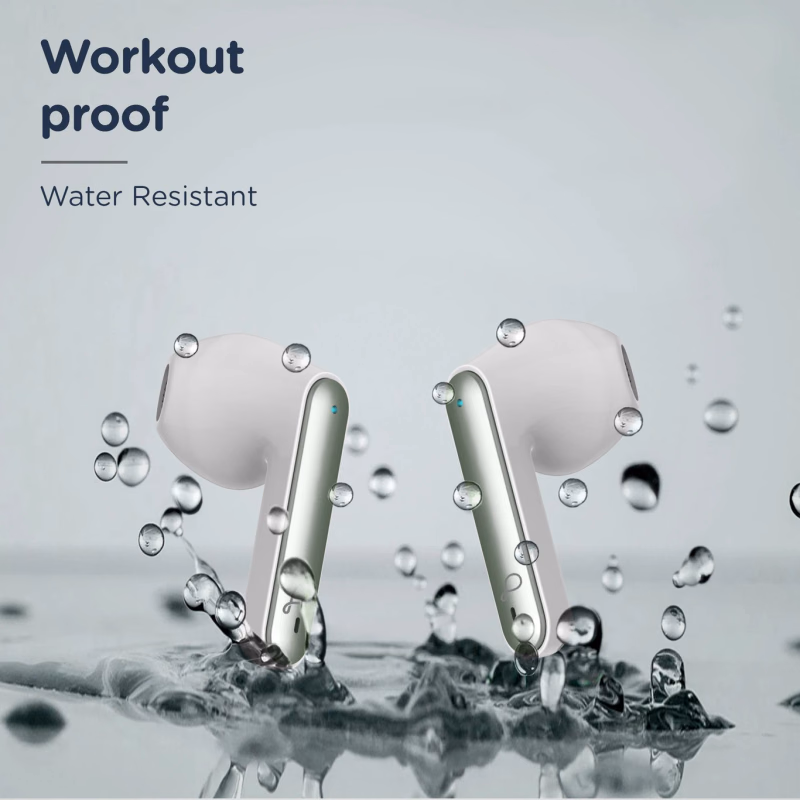 Pebble - White - Duet Pro - Bluetooth Headset