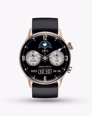 Pebble - Midnight Gold - Spectra - Amoled Smart Watch