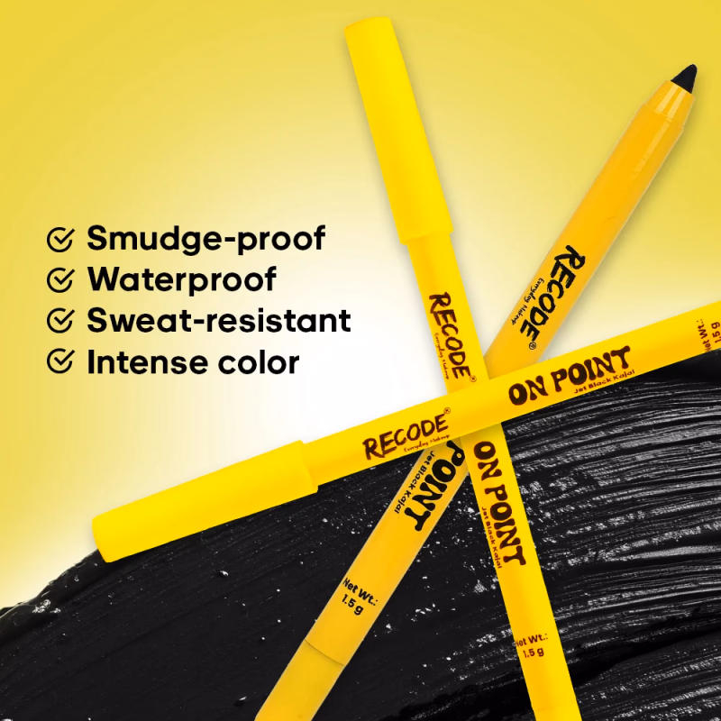 Recode - Black - On-Point - Kajal With Sharpener