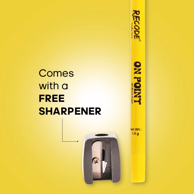 Recode - Black - On-Point - Kajal With Sharpener