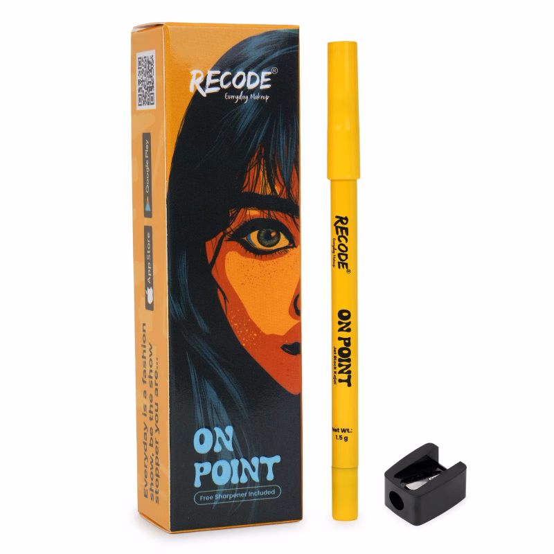 Recode - Black - On-Point - Kajal With Sharpener