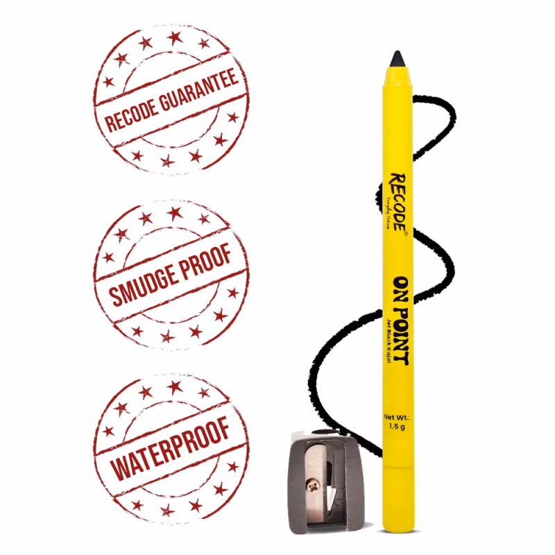 Recode - Black - On-Point - Kajal With Sharpener