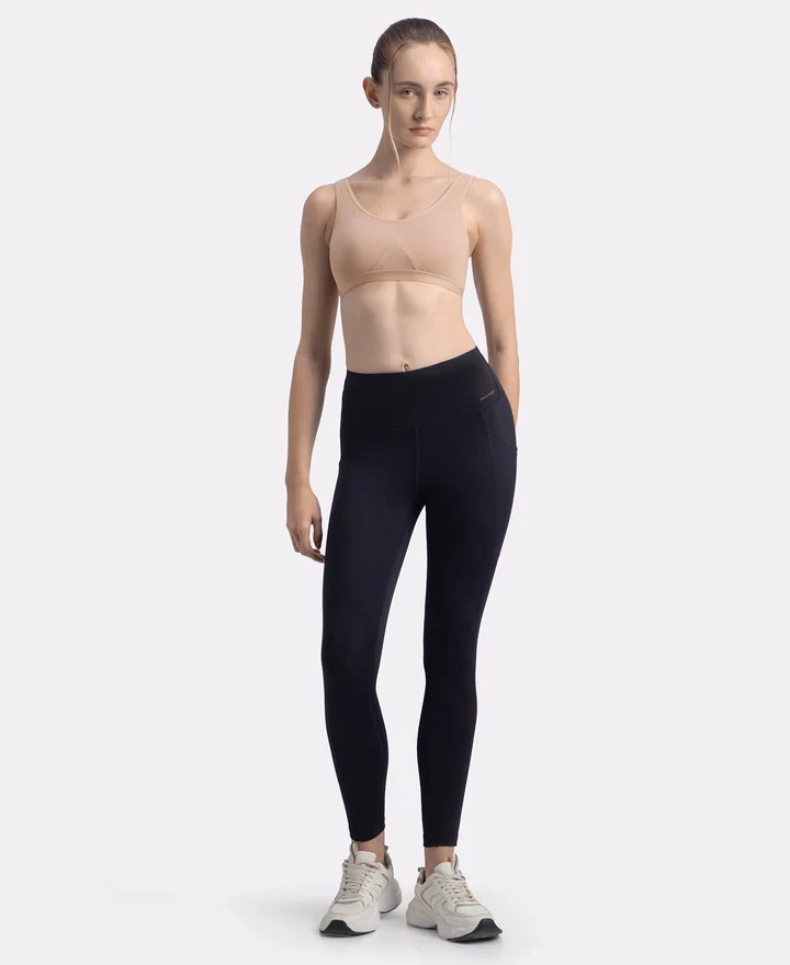 Jockey Women - Mocha - Athleisure - Active Bra - 1376 Stretch