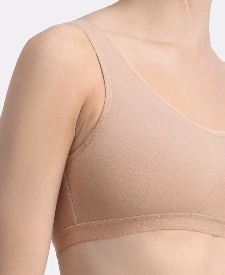 Jockey Women - Mocha - Athleisure - Active Bra - 1376 Stretch