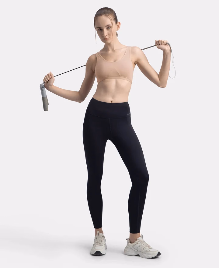 Jockey Women - Mocha - Athleisure - Active Bra - 1376 Stretch
