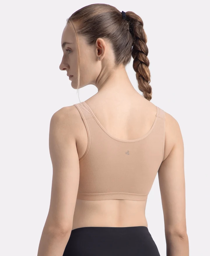 Jockey Women - Mocha - Athleisure - Active Bra - 1376 Stretch